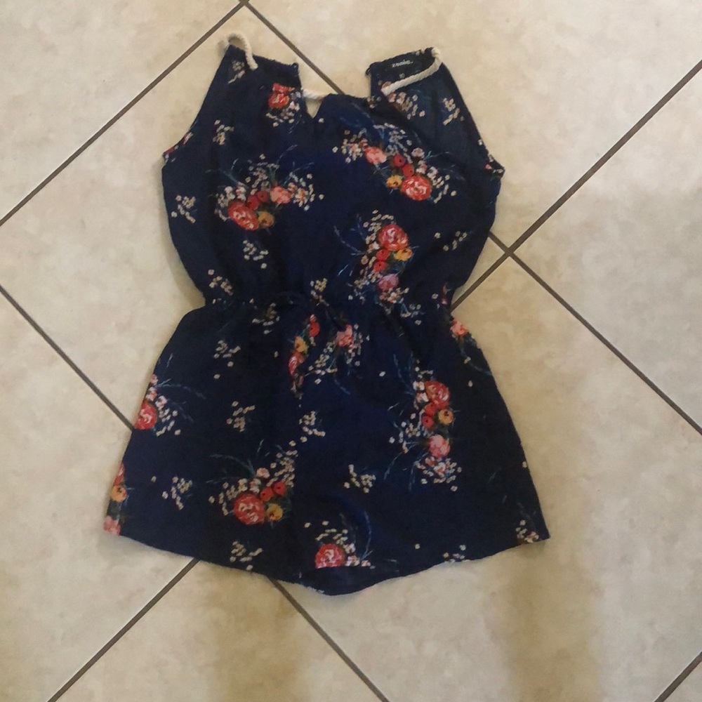 Floral Zunie Romper